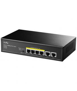 Cudy FS1006P Switch PoE+ de 6 Puertos 10/100M