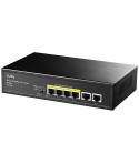 Cudy FS1006P Switch PoE+ de 6 Puertos 10/100M