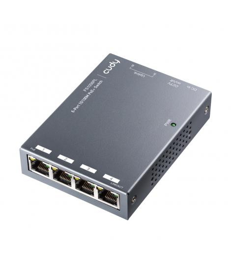 Cudy FS1006PL Switch PoE+ de 6 Puertos 10/100M