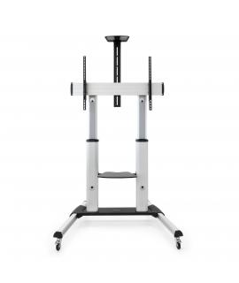 Tooq Soporte Suelo Ruedas Aluminio 60-100 - Color Plata