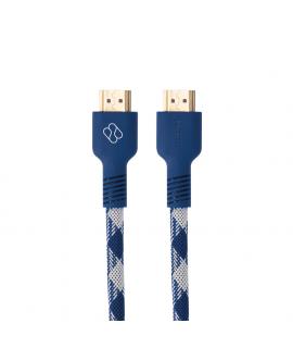 FR-TEC Hdmi 2.1 Cable 1.5m - Transmision de 48 Gbps - Soporte para 4K y 8K - Compatible con Versiones Anteriores - Color Azul