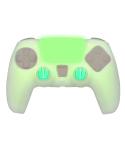 FR-TEC Funda de Silicona + Grips Protectores Custom Kit Glow in The Dark para PS5 - Grips Protectores - Mejora el Agarre - Stick