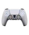 FR-TEC Funda de Silicona Transparente + Grips para Dualsense PS5 - Proteccion sin Alterar el Aspecto - Mejora el Agarre y Evita 