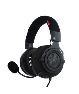 FR-TEC Auriculares Gaming Aizen - Altavoz de 50mm - Microfono Flexible y Extraible - Cable Trenzado de 1.20m - Color Negro