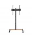 Aisens Soporte de Suelo Eco con Rueda para Monitor/TV 35Kg de 32-55 - Color Negro