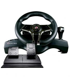 FR-TEC Volante Hurricane Wheel MKII Compatible con PC, PS4, PS3 y Switch - Volante con Levas y Cambio Secuencial - Pedales de Fr