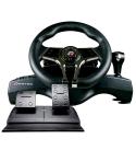 FR-TEC Volante Hurricane Wheel MKII Compatible con PC, PS4, PS3 y Switch - Volante con Levas y Cambio Secuencial - Pedales de Fr