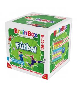 BrainBox Futbol Juego de Cartas - Tematica Deporte/Futbol - De 1 a 8 Jugadores - A partir de 8 Años - Duracion 15-30min. aprox.