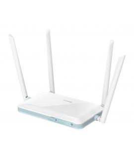 D-Link Eagle Pro AI N300 WiFi Smart Router - Hasta 300Mbps - 4 Puertos LAN 10/100Mbps y 1 Puerto WAN 10/100Mbps - 4 Antenas Exte