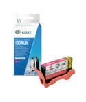 G&G Lexmark 100XL Magenta Cartucho de Tinta Generico - Reemplaza 14N1070E/14N1094E/14N0901E/14N0921E