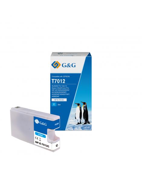 G&G Epson T7012 Cyan Cartucho de Tinta Generico - Reemplaza C13T70124010