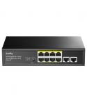 Cudy GS1010P Switch Gigabit PoE+ de 8 Puertos con 2 Puertos de Enlace Ascendente Gigabit