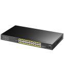 Cudy GS1028PS2 Switch Gigabit PoE+ de 24 puertos con 2 Puertos Gigabit SFP