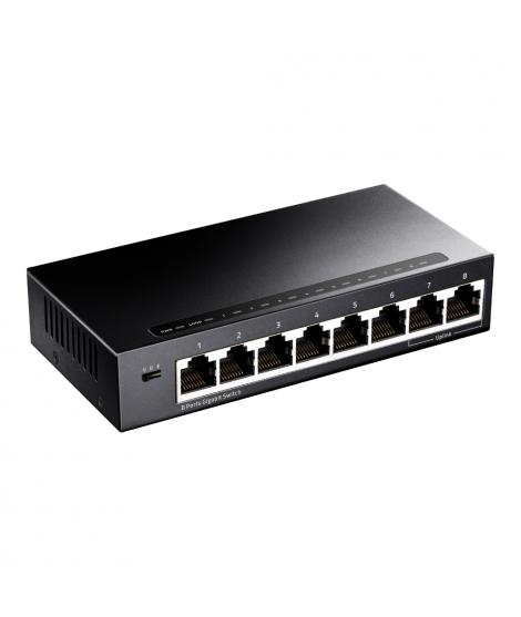 Cudy GS108 Switch 8 Puertos Gigabit Adaptables 10/100/1000 Mbps