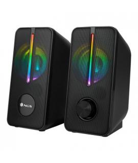 NGS Gaming GSX-150 Altavoces USB 2.0 12W - Iluminacion LED RGB - Conexion Jack 3.5mm - Controles en Altavoz