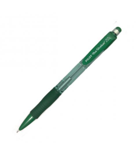 Pilot Portaminas The Shaker H-245 - Grip de Goma - Mina de 0.5mm - Goma de Borrar - Color Verde