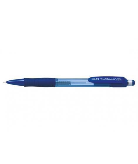 Pilot Portaminas The Shaker H-245 - Grip de Goma - Mina de 0.5mm - Goma de Borrar - Color Azul