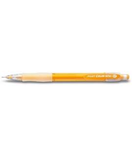 Pilot Portaminas Color Eno H-197 - Trazo 0.7mm - Grip de Goma - Goma de Borrar - Mina Color Naranja