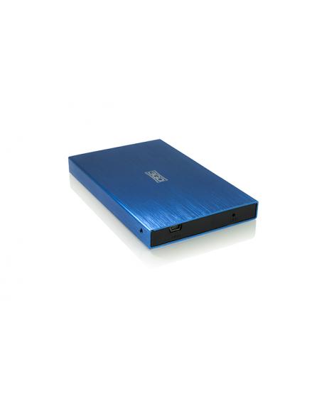 3Go Carcasa Externa HD 2.5" SATA-USB - Color Azul