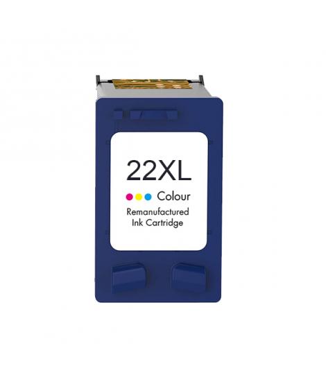 HP 22XL Color Cartucho de Tinta Remanufacturado - Reemplaza C9352AE/C9352CE