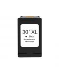 Remanufacturado HP 301XL Negro Cartucho de Tinta - Muestra Nivel de Tinta - Reemplaza CH563EE/CH561EE