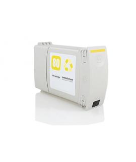 HP 80 Amarillo Cartucho de Tinta Generico - Reemplaza C4848A