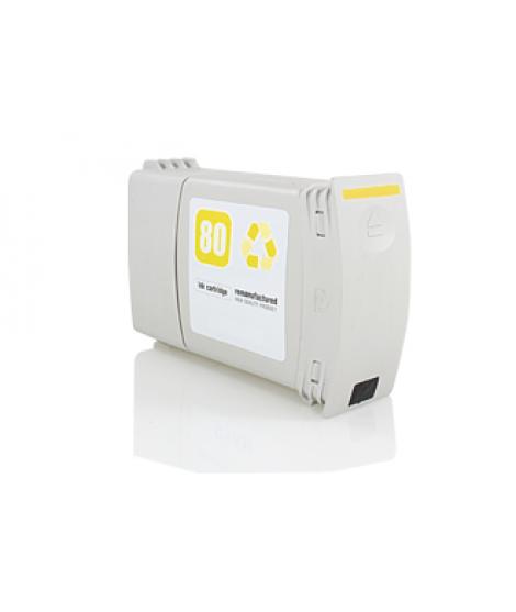 HP 80 Amarillo Cartucho de Tinta Generico - Reemplaza C4848A
