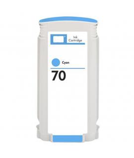 HP 70 Cyan Cartucho de Tinta Pigmentada Generico - Reemplaza C9452A