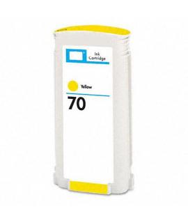 HP 70 Amarillo Cartucho de Tinta Pigmentada Generico - Reemplaza C9454A