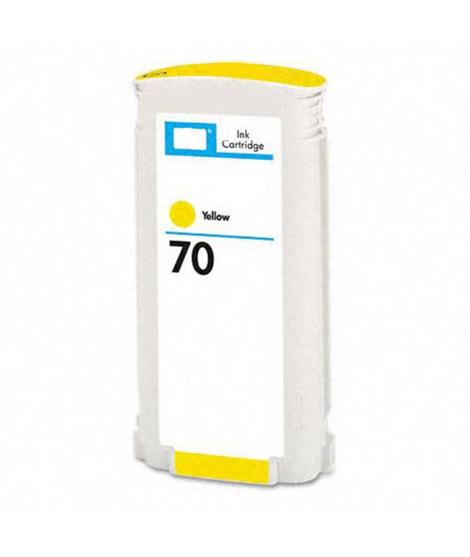 HP 70 Amarillo Cartucho de Tinta Pigmentada Generico - Reemplaza C9454A