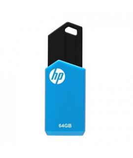 HP v150w Memoria USB 2.0 64GB - Color Azul/Negro (Pendrive)