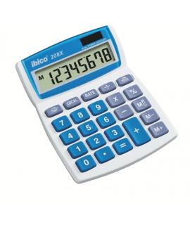 Ibico 208X Calculadora de Escritorio - Teclas Grandes - LCD de 8 dígitos - Funcion de Prorroga
