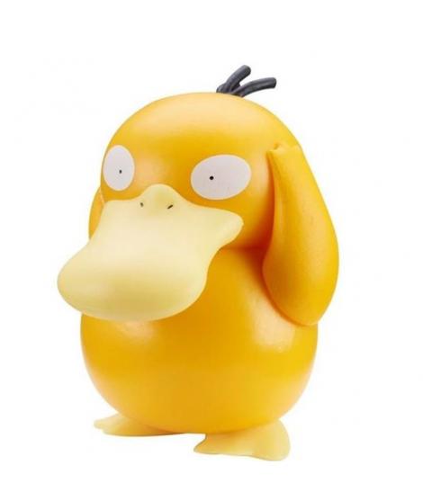 Jazwares Pokemon Battle Figure Psyduck - Figura de Coleccion - Altura 7.5cm aprox. - Fabricada en PVC