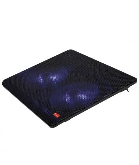 NGS Jetstand Base de Refrigeracion para Portatil hasta 15.6" - Iluminacion LED Azul - 1x USB - 2 Ventiladores Silenciosos - 2 Ni