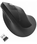Kensington Pro Fit Ergo Raton Vertical Inalambrico 2.4Ghz 1600dpi - 5 Botones - Inclinación Natural 46,7º - Alcance hasta 20m - 