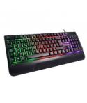 3GO Droxio Kasumi Teclado Gaming USB - Iluminacion LED RGB - 12 Teclas Multimedia