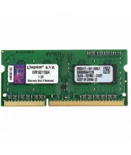 Kingston ValueRAM Memoria RAM SO-DIMM DDR3 1600 PC3-12800 4GB CL11
