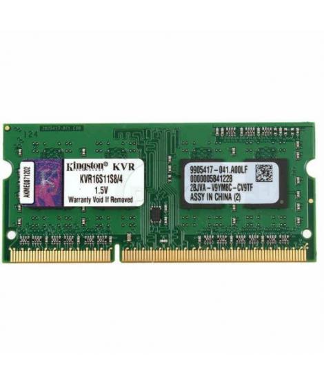 Kingston ValueRAM Memoria RAM SO-DIMM DDR3 1600 PC3-12800 4GB CL11