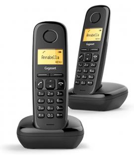 Gigaset A170 Duo Telefono Inalambrico Dect + 1 Supletorio - Identificador de Llamadas - Bloqueo de Teclado - Control de