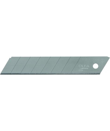 Olfa Pack de 10 Cuchillas de Respuesto para Cutters Olfa - 8 Segmentos - Ancho 18mm