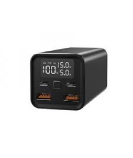 Leotec Q2 Power Bank 20000mAh 65W PD - Compatible con Portatiles - Pantalla LCD - 2x USB-A, 2x USB-C
