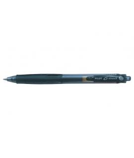 Pilot Boligrafo de Gel G-Knock - Recargable - Fabricado con Plastico Reciclado - Punta de Bola 0.7mm - Trazo 0.32mm - Color Negr