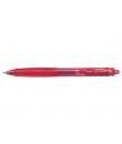 Pilot Boligrafo de Gel G-Knock - Recargable - Fabricado con Plastico Reciclado - Punta de Bola 0.7mm - Trazo 0.32mm - Color Rojo