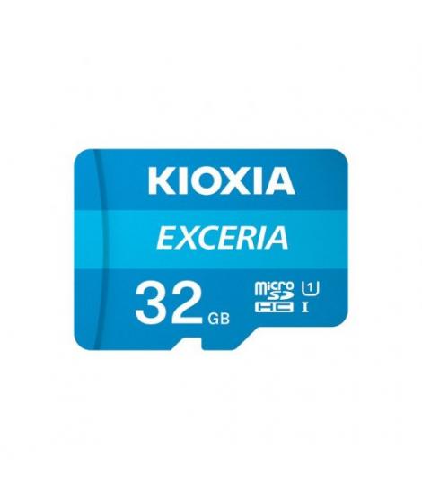 Kioxia Exceria Tarjeta Micro SDHC 32GB UHS-I Clase 10 con Adaptador
