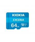 Kioxia Exceria Tarjeta Micro SDXC 64GB UHS-I Clase 10 con Adaptador