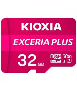 Kioxia Exceria Plus Tarjeta Micro SDHC 32GB UHS-I U3 V30 A1 Clase 10 con Adaptador