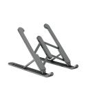 Aisens Soporte de Sobremesa Ajustable para Portatil / Tablet Oscuro - Color Gris