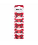 Maxell Pack de 10 Pilas Alcalinas de Boton LR44 1.5V