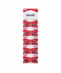 Maxell Pack de 10 Pilas Alcalinas de Boton LR44 1.5V