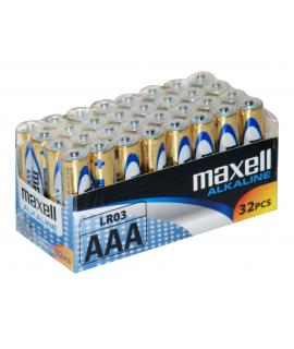 Maxell Pack de 32 Pilas Alcalinas LR03 AAA 1.5V